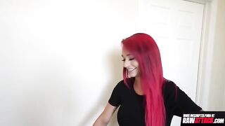 Tattooed slut Demi Rhoades gets fucked hard on her sex tape