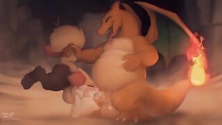 Hentai Porn with a Fire-type Pokémon is always exciting - Pokemon Sex
