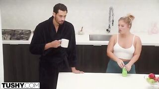 Nicole gets her tight asshole gapped by cheating husbands