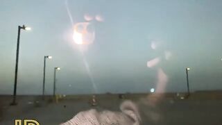 Cute slender girl fucked by a guy in the car in the parking lot