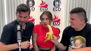 The interview with Elo Podcast ended up with a blowjob and cumshot