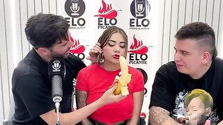 The interview with Elo Podcast ended up with a blowjob and cumshot