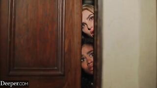 Scarlit and Kenzie are submissive to the mysterious host