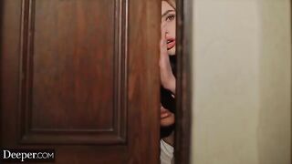 Scarlit and Kenzie are submissive to the mysterious host
