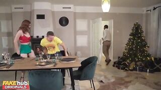 The Thanksgiving dinner with the kinky family gets too hot to handle