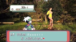 A girl in tender sex with a Japanese setting