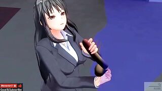 Uncensored Japanese Hentai anime ASMR ear licking Earphones highly recommended