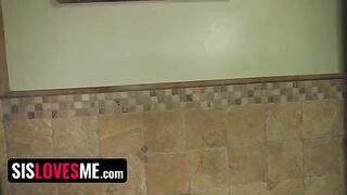 Natalie Porkman, the sexy step sister with a juicy ass, gets caught in a compromising situation