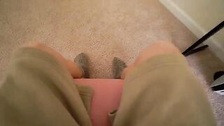 Horny step sister believed I was her boyfriend on the other side of the Glory Hole