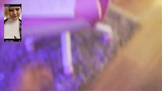 A naughty girl gets fucked by a courier and receives a messy facial finish