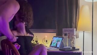 A cute 18-year-old girl gets high and fucks passionately