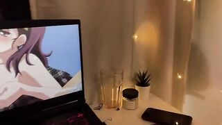 A stepdaughter asks her stepdad not to disturb her while she does her homework in a captivating scene