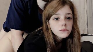 The cute roommate has slow sex with her handsome guy in a passionate scene