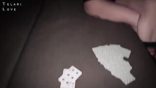 A guy won a game and fucked the luxury girl in tits and mouth