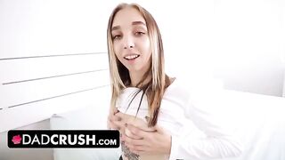 Cute petite Breezy Bri gets her perky tits jerked off