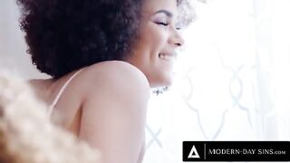 Scarlit Scandal and Alina Ali share husband's cum in hot threesome