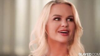 The bad girls Blake and Vic can't resist being naughty, especially in a steamy SLAYED scene