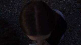 The couple fucked on the beach and got caught by friends
