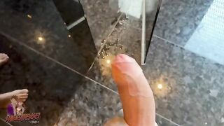 I spotted an Austrian chick in the shower and jerked off with her It's Exclusive!