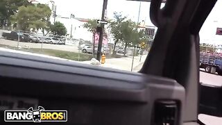 Busty chicks don't need money when they hop on the Bang Bus