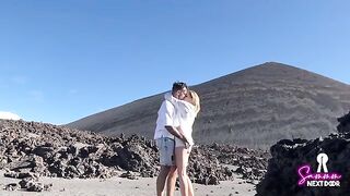 Hiking a volcano and capturing the intense climax in stunning POV style