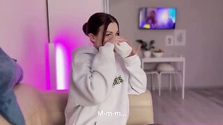 Truth or action? Or maybe a juicy blowjob? with the stunning Lesya Moon