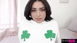 Vanessa Moon tells Stepbro, "If you lick my pussy, you will be lucky"