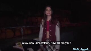 A French model is ready to do anything for a big sum of money, even getting fucked outdoors