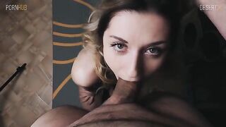 Petite fitness girl gets her wet pussy full of sticky cum