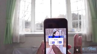 A cute girl is locked in a doghouse and gets fucked