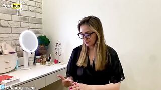 Yes, my stepmom! Yes, fuck! Tying her up in my dad’s room was amazing!
