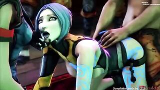 Complete Borderlands Animated porn (Blender SFM)