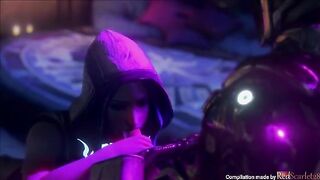 Complete Borderlands Animated porn (Blender SFM)