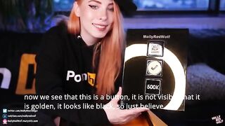 500K! Unboxing and Oral Creampie, a steamy gift from MollyRedWolf!