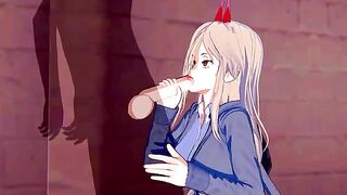 Chainsaw Man Power Hentai in 3D brings intense animation and uncensored action to life