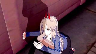 Chainsaw Man Power Hentai in 3D brings intense animation and uncensored action to life