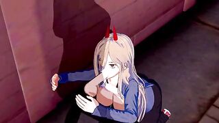 Chainsaw Man Power Hentai in 3D brings intense animation and uncensored action to life