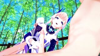 Kokomi gets her pussy full of cock in this Genshin Impact 3D hentai