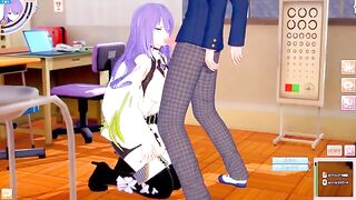 Hentai game Koikatsu! featuring Big tits Moona Hoshinova's 3DCG action