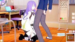 Hentai game Koikatsu! featuring Big tits Moona Hoshinova's 3DCG action