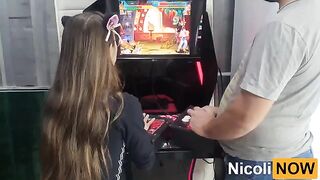 First-time anal with a cute young nerd who begs for mercy, showcasing Nicoli Now’s petite charm