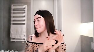 A woman woke up with a stranger in her bed and was fucked hard