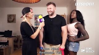Ebony pornstar Josy Black gives the fan the fuck of his life in a steamy session