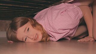 The stepsister is stuck, a classic tale of temptation