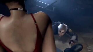 Ada Wong is cheating on her boyfriend in this animated Resident Evil scene
