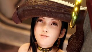 Tifa Lockhart's inner demon has been released and now she is hungry for sex