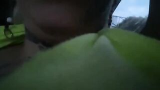 Katty Blake got banged hard in her car in Bucaramanga streets