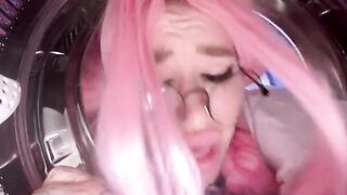 My stupid stepsister got stuck in the washing machine and I had to get intimate with her