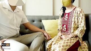 Saanvi Bahl, an 18-year-old Indian beauty, was roughly fucked by her stepfather in a hard Hindi sex scene
