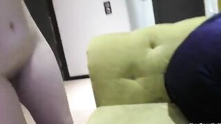 This cute brunette student is incredibly hot, and her bubble ass is irresistible!